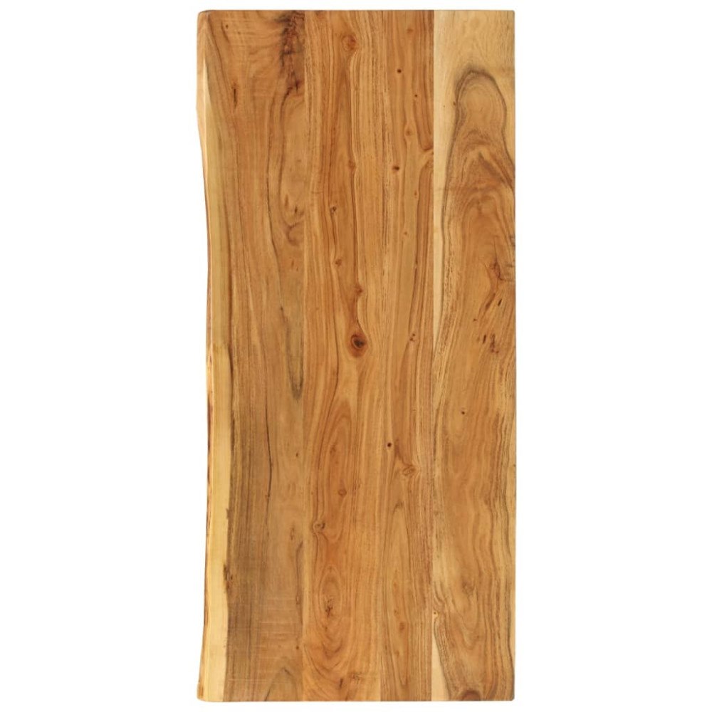 vidaXL Bänkskiva för badrum massivt akaciaträ 140x52x3,8 cm