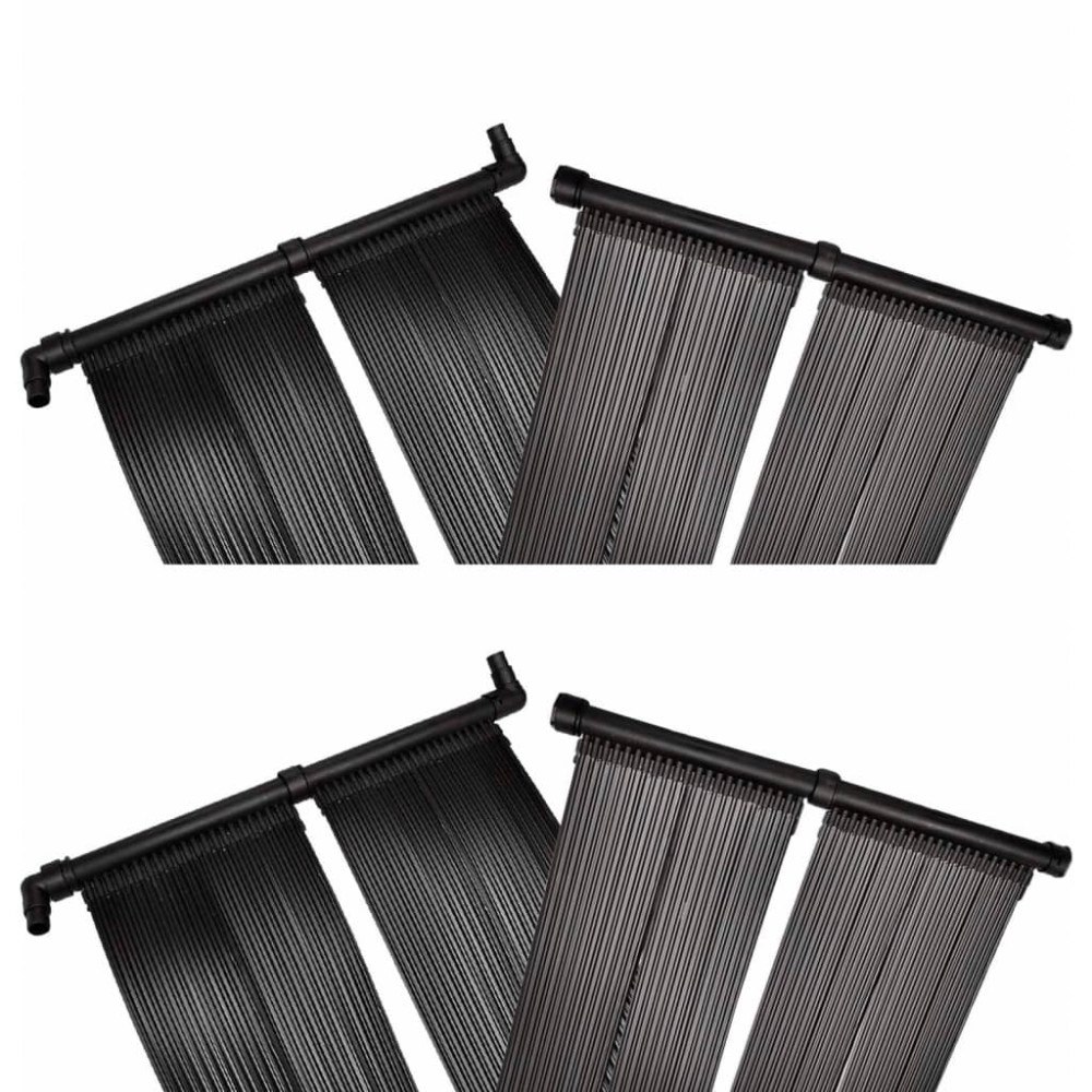 vidaXL Solfångare till pool 4 st 80x620 cm
