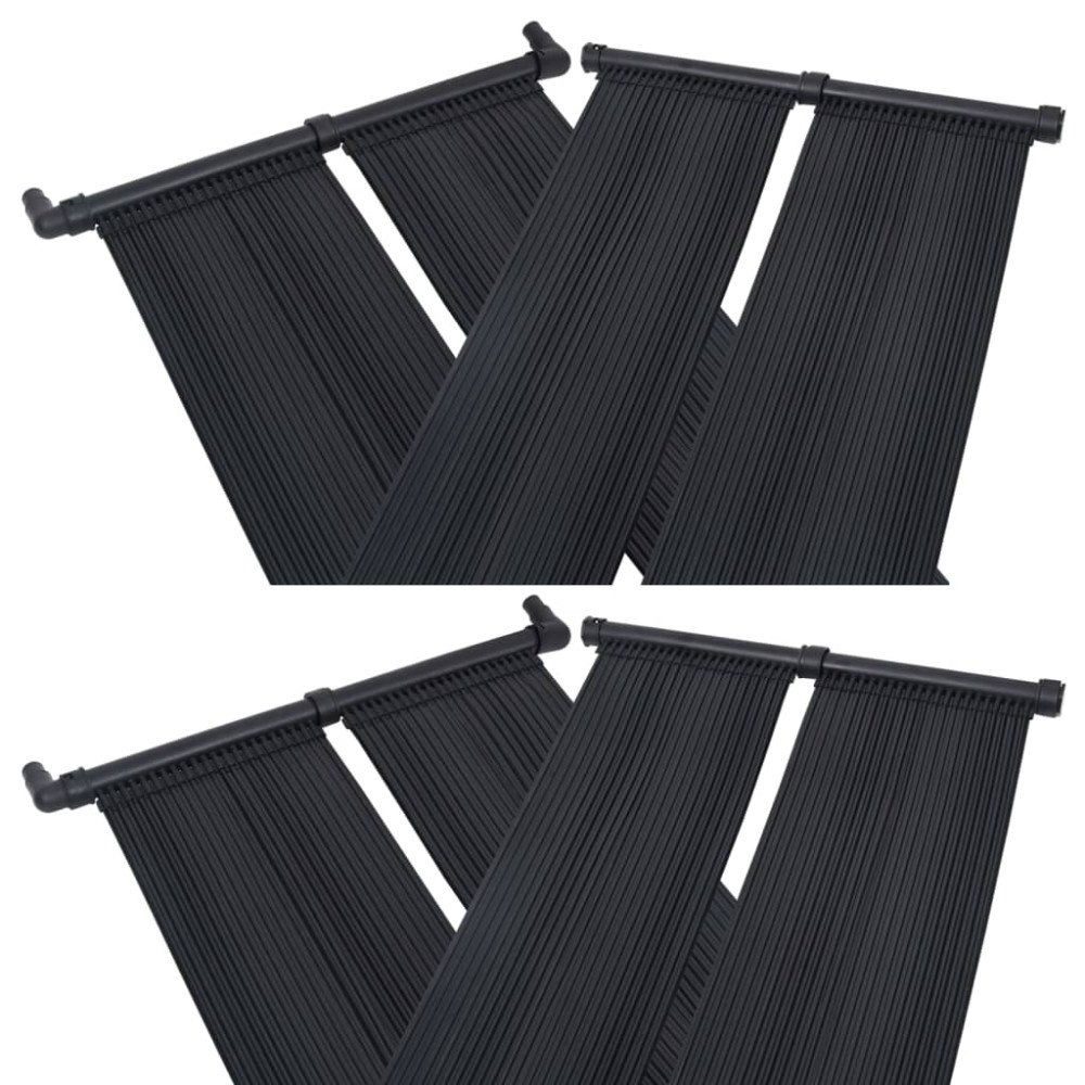 vidaXL Solfångare för pool 4 st 80x310 cm