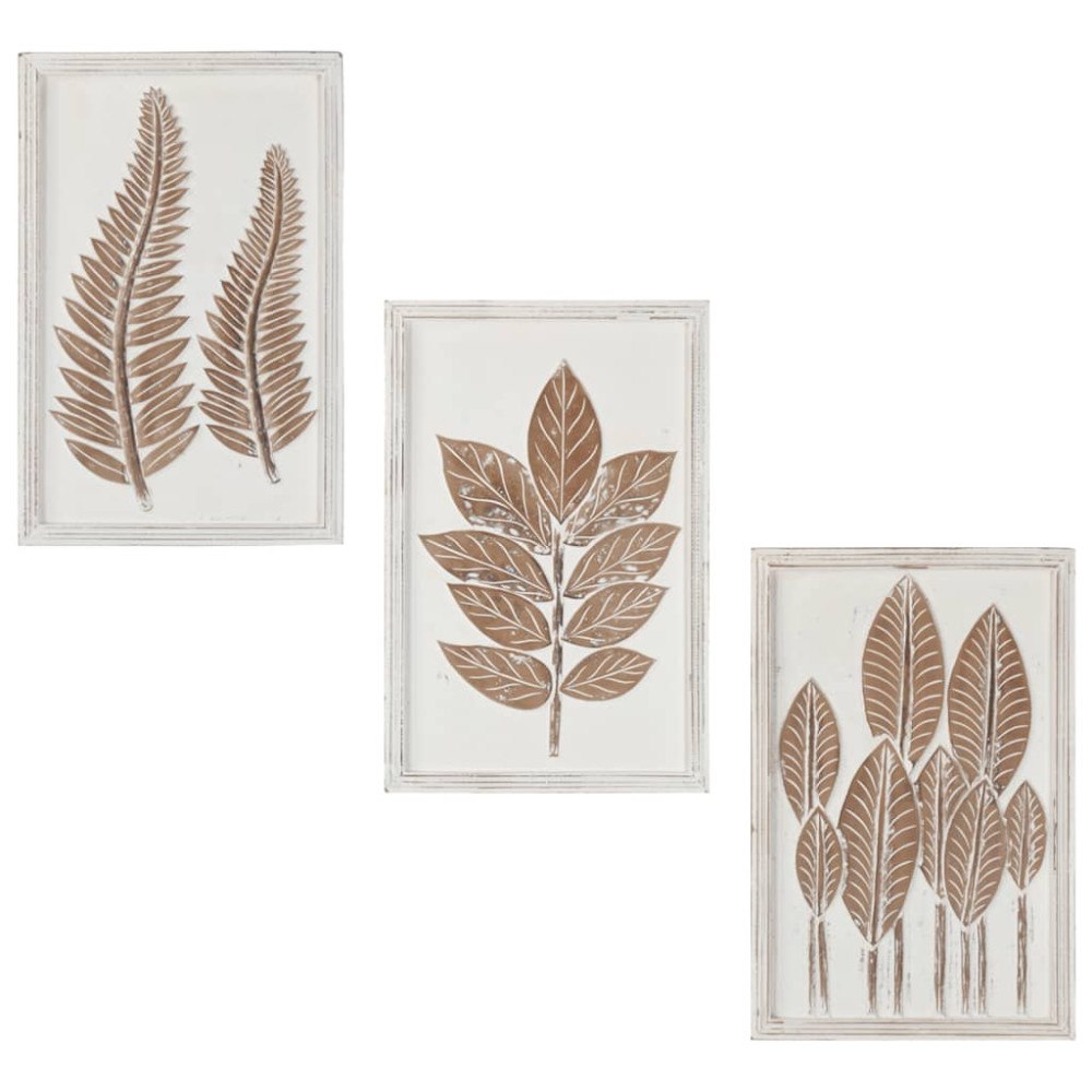 vidaXL Handsnidade väggpaneler 3 st MDF 40x60x1,5 cm