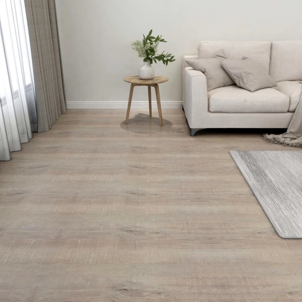 vidaXL Självhäftande golvplankor 55 st PVC 5,11 m² taupe