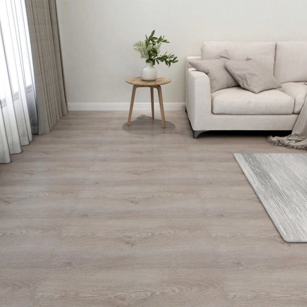 vidaXL Självhäftande golvplankor 20 st PVC 1,86 m² taupe