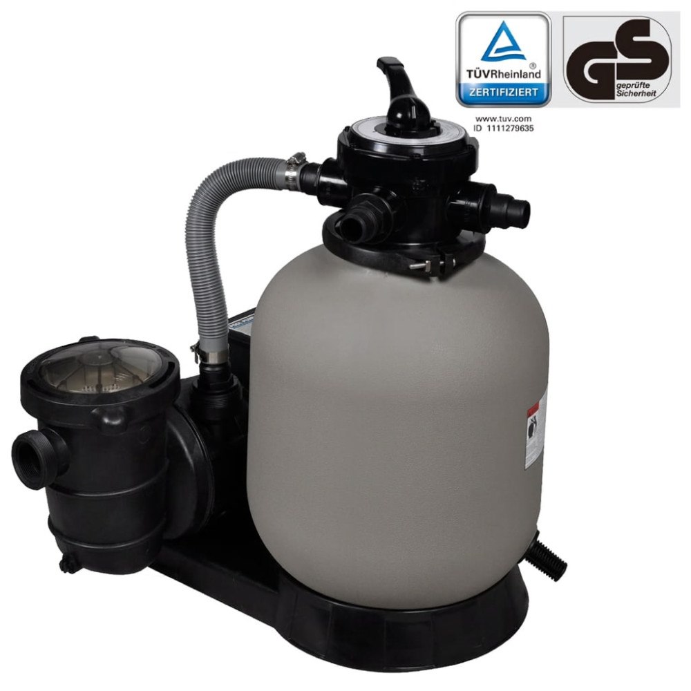vidaXL Sandfilterpump 600 W 17000 L/tim.