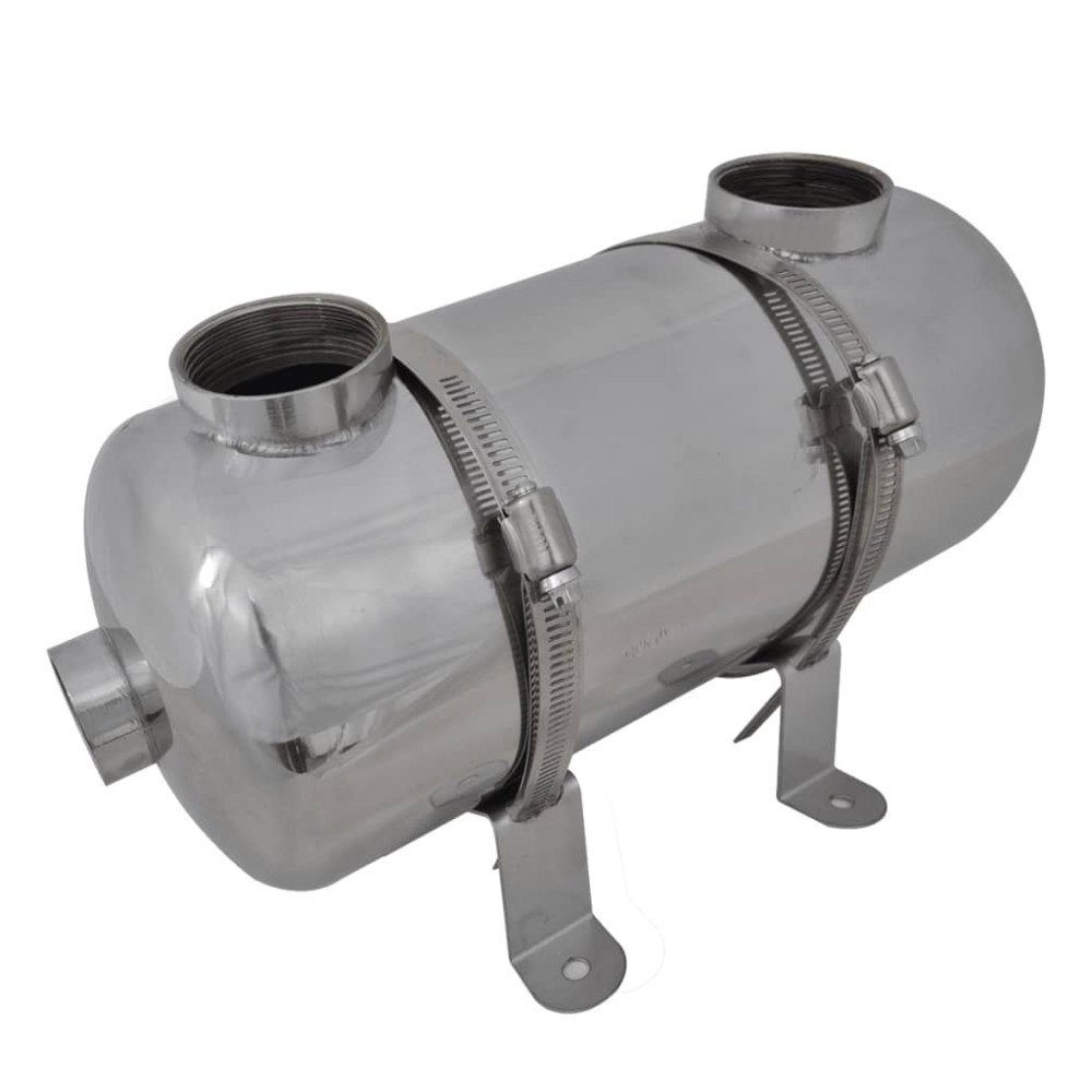vidaXL Poolvärmeväxlare 355 x 134 mm 40 kW