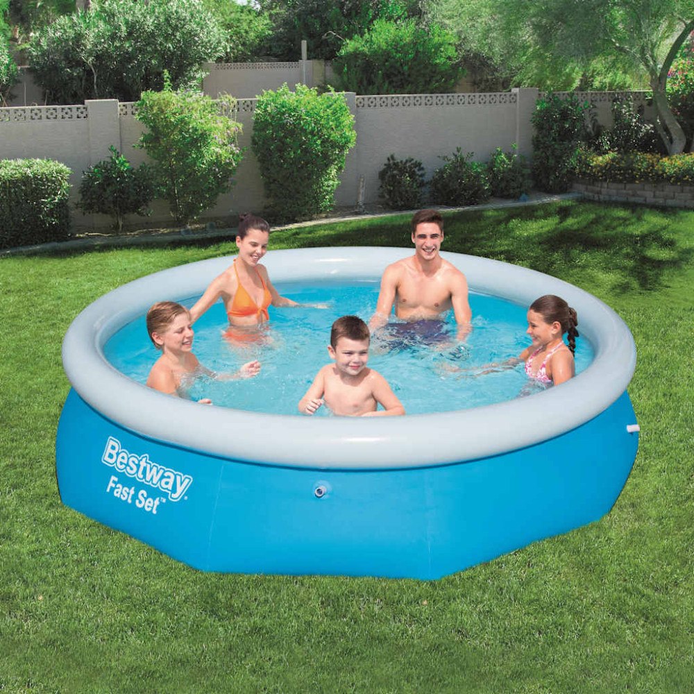 Bestway Bestway Pool uppblåsbar Fast Set rund 305x76 cm 57266