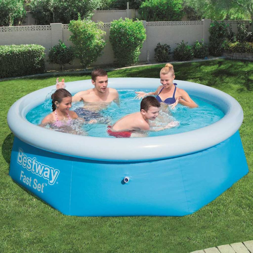 Bestway Bestway Pool uppblåsbar Fast Set rund 244x66 cm 57265