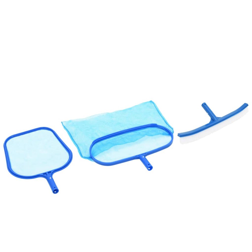 vidaXL Rengöringspaket för pool 3 delar