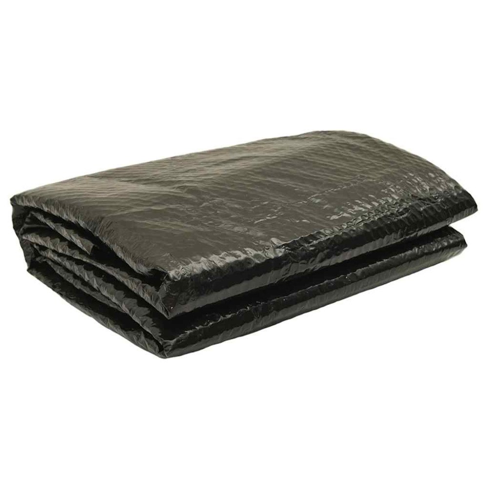 vidaXL Poolskydd svart 417 cm PE