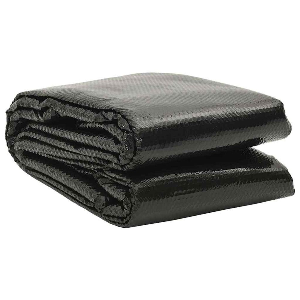 vidaXL Poolskydd svart 450x220 cm PE