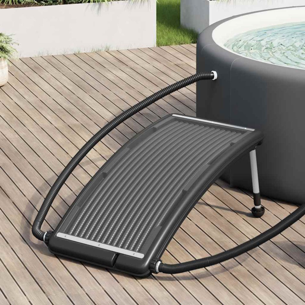 vidaXL Rundad solpanel för pool 110x65 cm