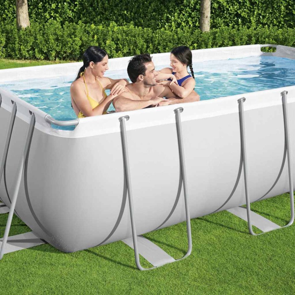 Bestway Bestway Pool Power Steel rektangulär 404x201x100 cm