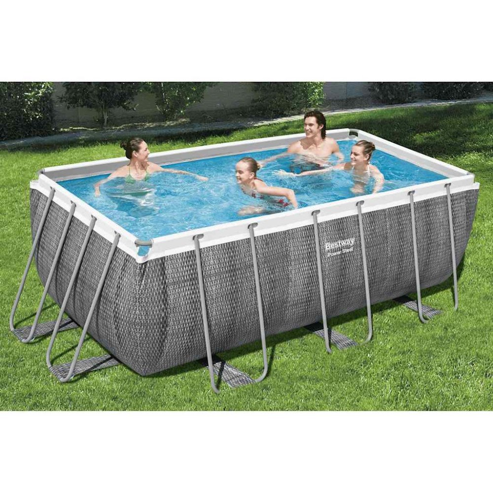 Bestway Bestway Pool Power Steel rektangulär 412x201x122 cm