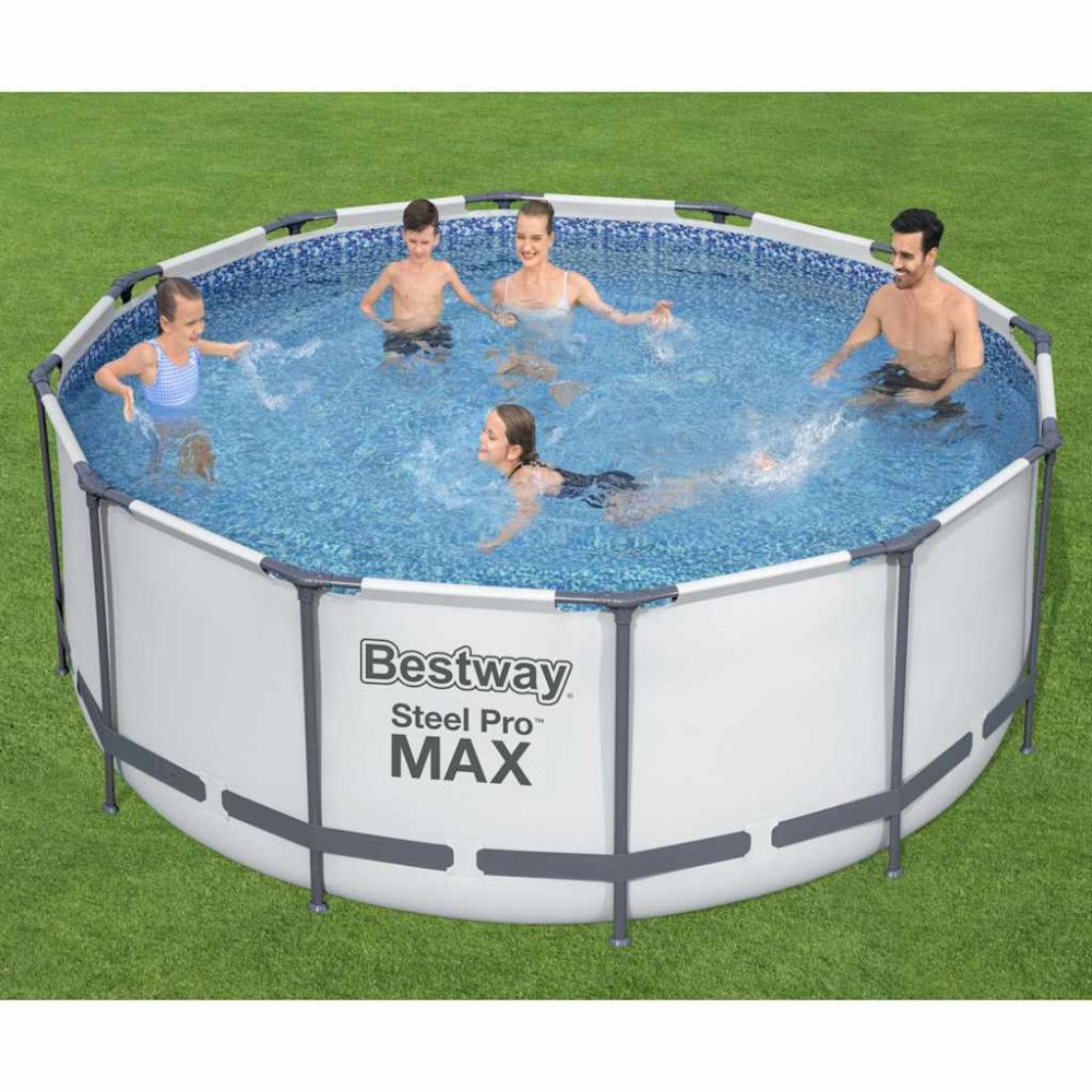 Bestway Bestway Pool Steel Pro MAX rund med tillbehör 366x122 cm