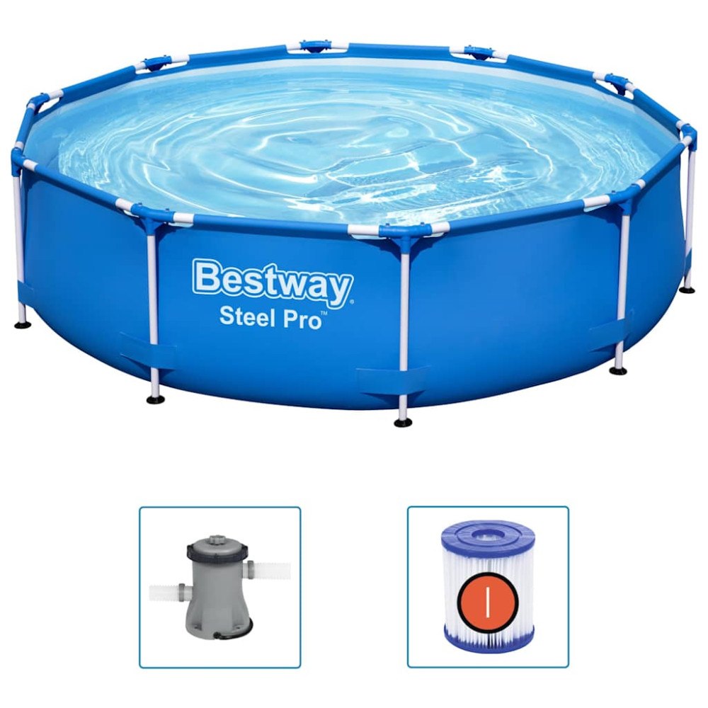 Bestway Bestway Pool med stålram Steel Pro 305x76 cm