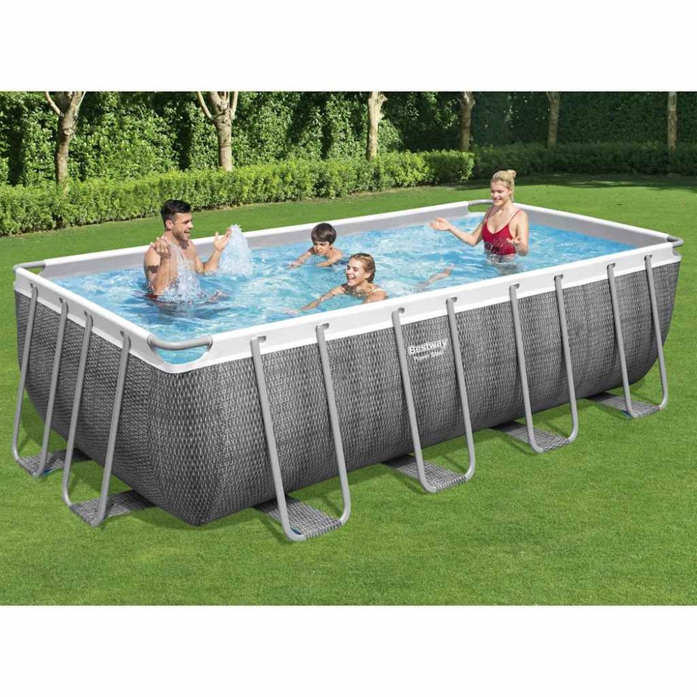 Bestway Bestway Pool Power Steel rektangulär 488x244x122 cm