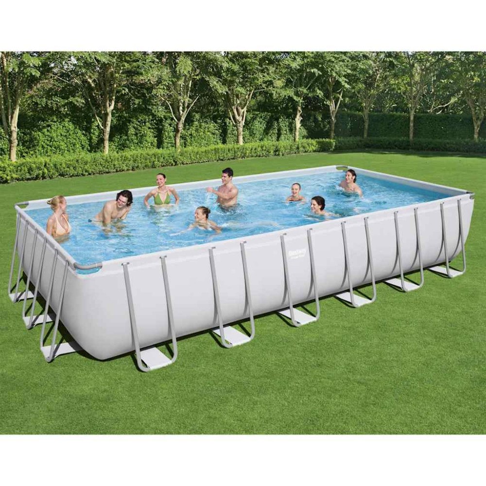Bestway Bestway Pool Power Steel rektangulär 732x366x132 cm