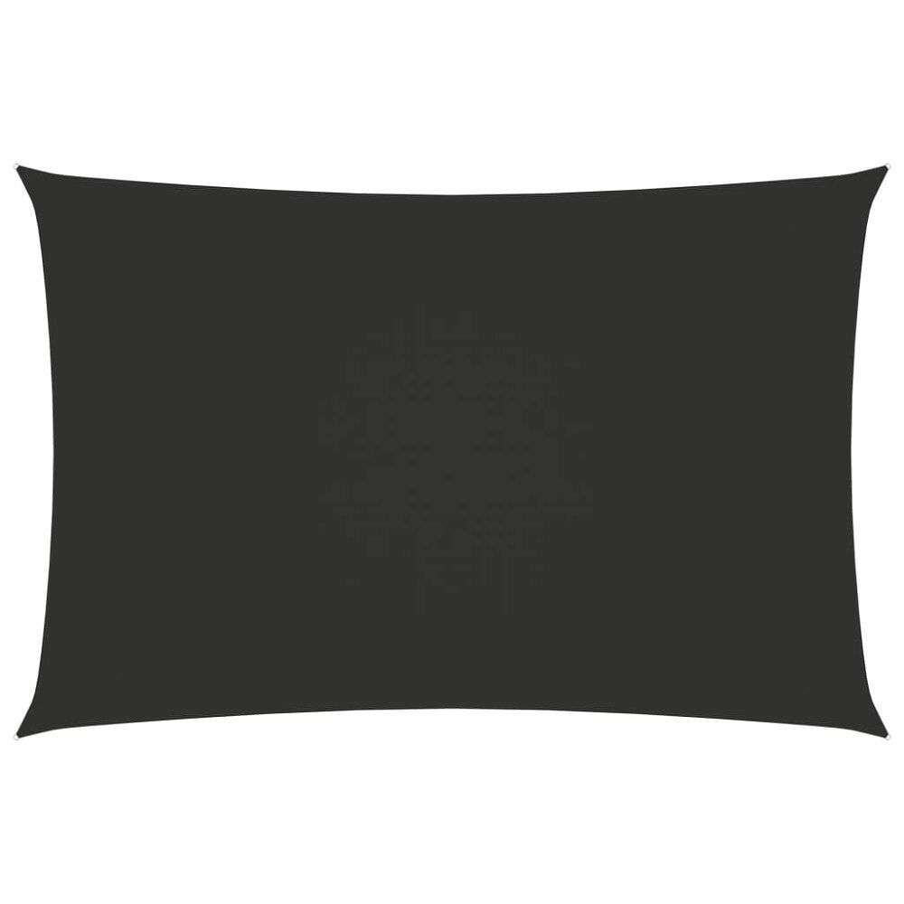 vidaXL Solsegel oxfordtyg rektangulärt 6x8 m antracit