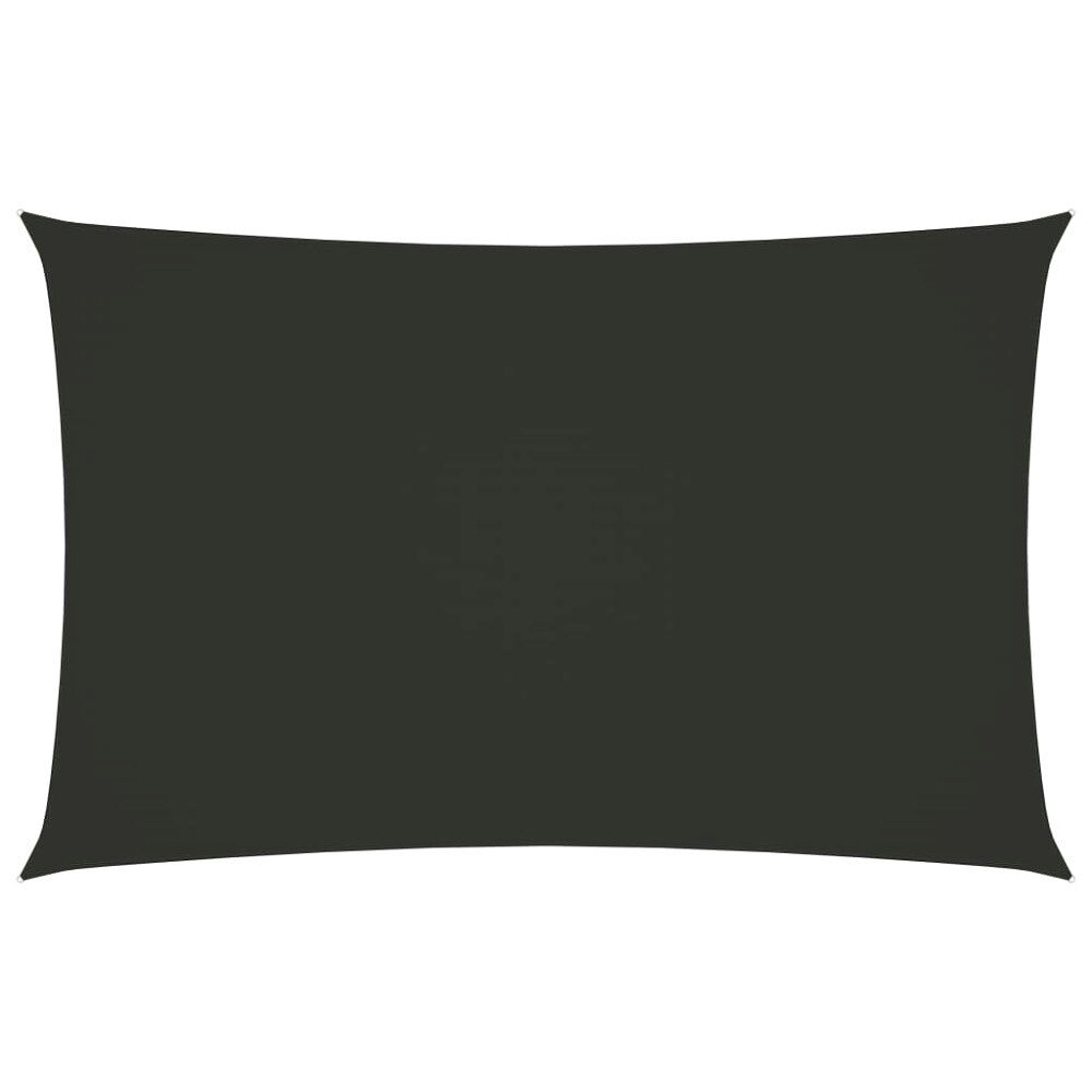 vidaXL Solsegel oxfordtyg rektangulärt 5x8 m antracit