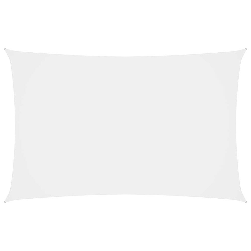 vidaXL Solsegel oxfordtyg rektangulärt 2,5x5 m vit
