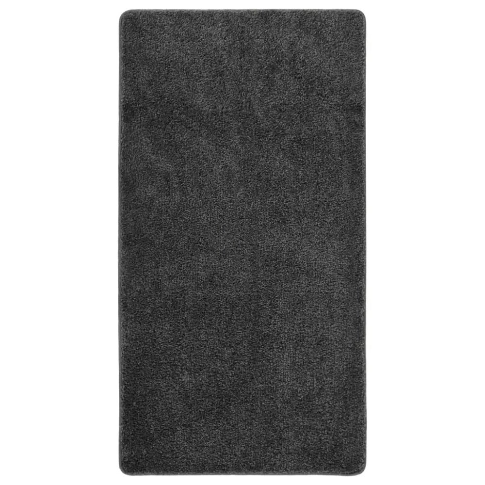 vidaXL Matta mörkgrå 80x150 cm halkfri