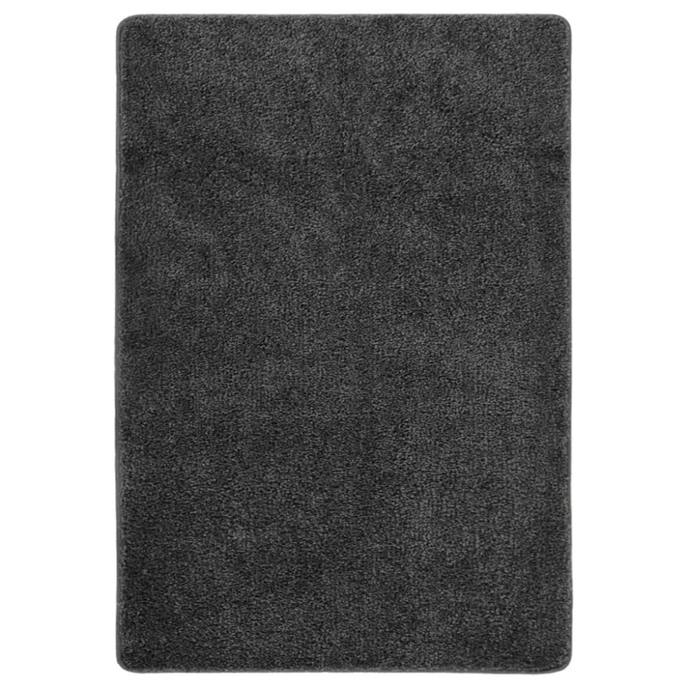vidaXL Matta mörkgrå 120x170 cm halkfri