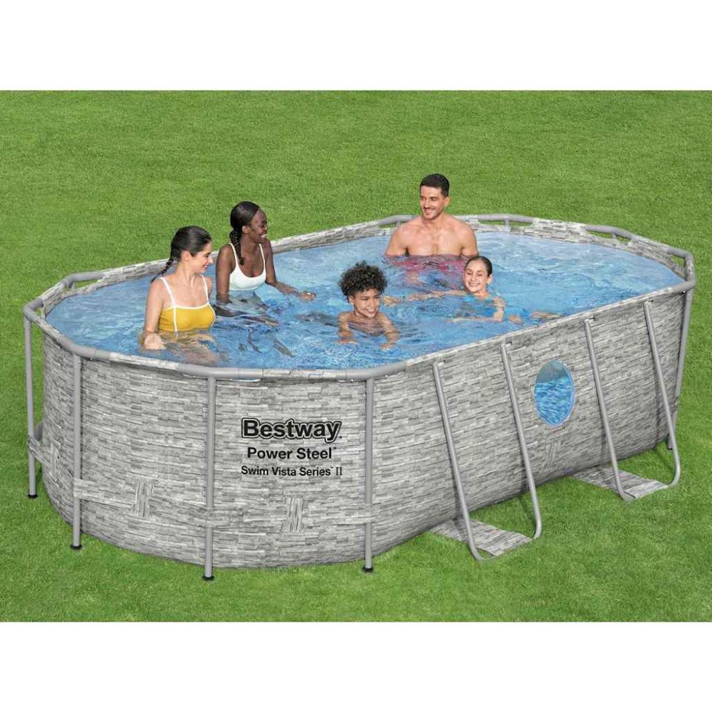 Bestway Bestway Pool Power Steel med tillbehör 427x250x100 cm