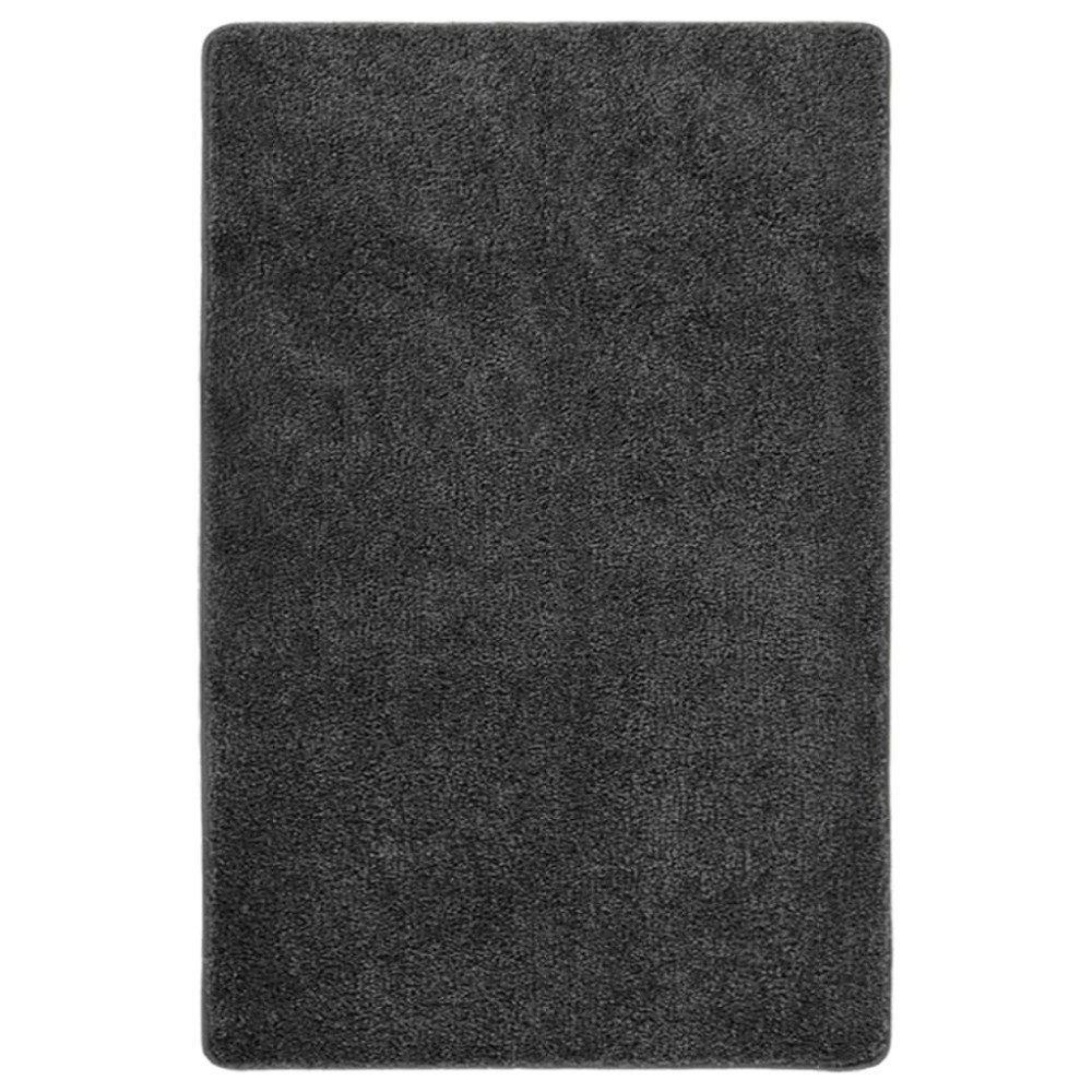vidaXL Matta mörkgrå 200x290 cm halkfri