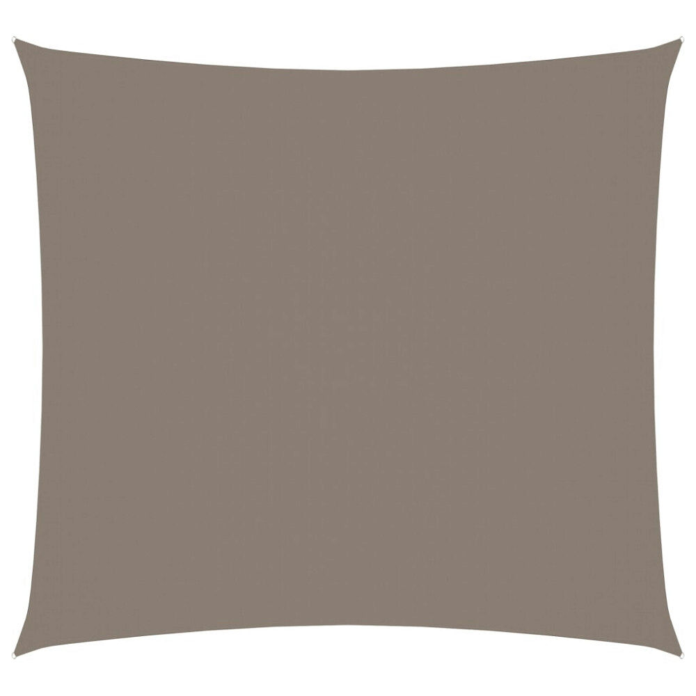 vidaXL Solsegel oxfordtyg fyrkantigt 5x5 m taupe