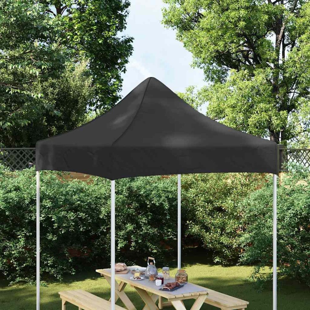 vidaXL Tak till partytält 2x2 m svart 270 g/m²
