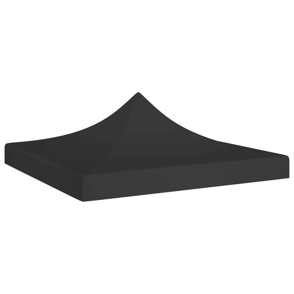 vidaXL Tak till partytält 2x2 m svart 270 g/m²