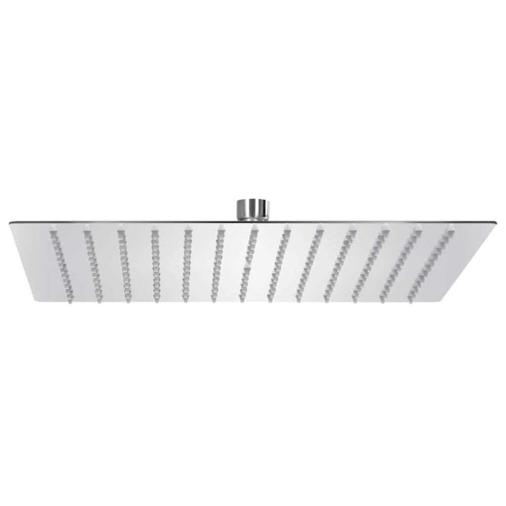 vidaXL Takduschhuvud rostfritt stål 304 30x30 cm fyrkantigt
