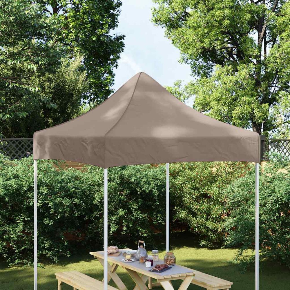 vidaXL Tak till partytält 2x2 m taupe 270 g/m²