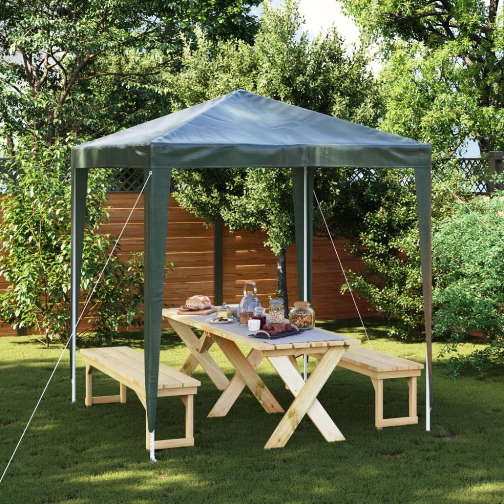vidaXL Partytält 2x2 m grön
