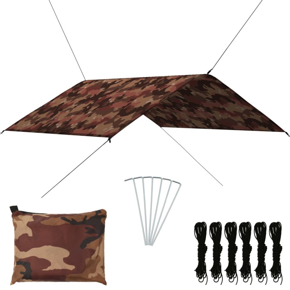 vidaXL Tarp 4x4 m kamouflage