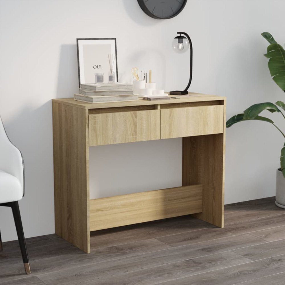 vidaXL Avlastningsbord sonoma ek 89x41x76,5 cm konstruerat trä