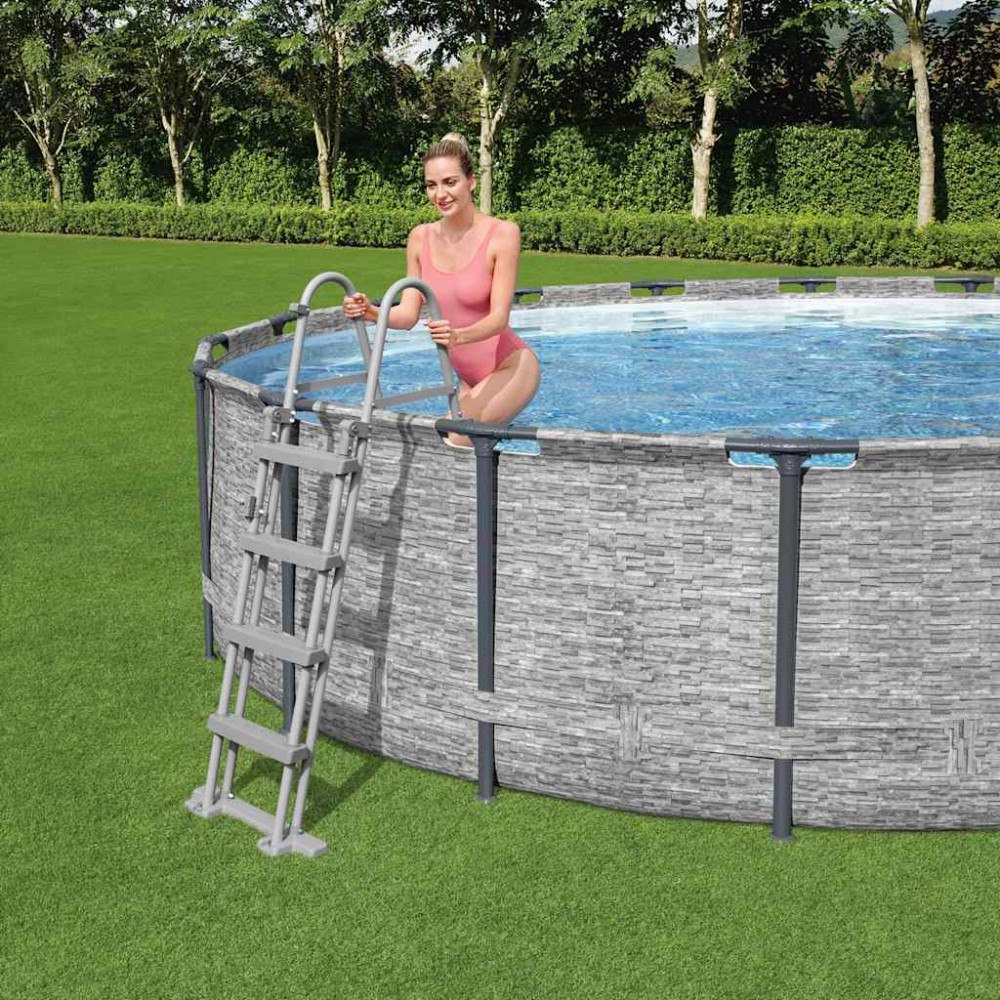 Bestway Bestway Poolstege Flowclear 4 steg 122 cm