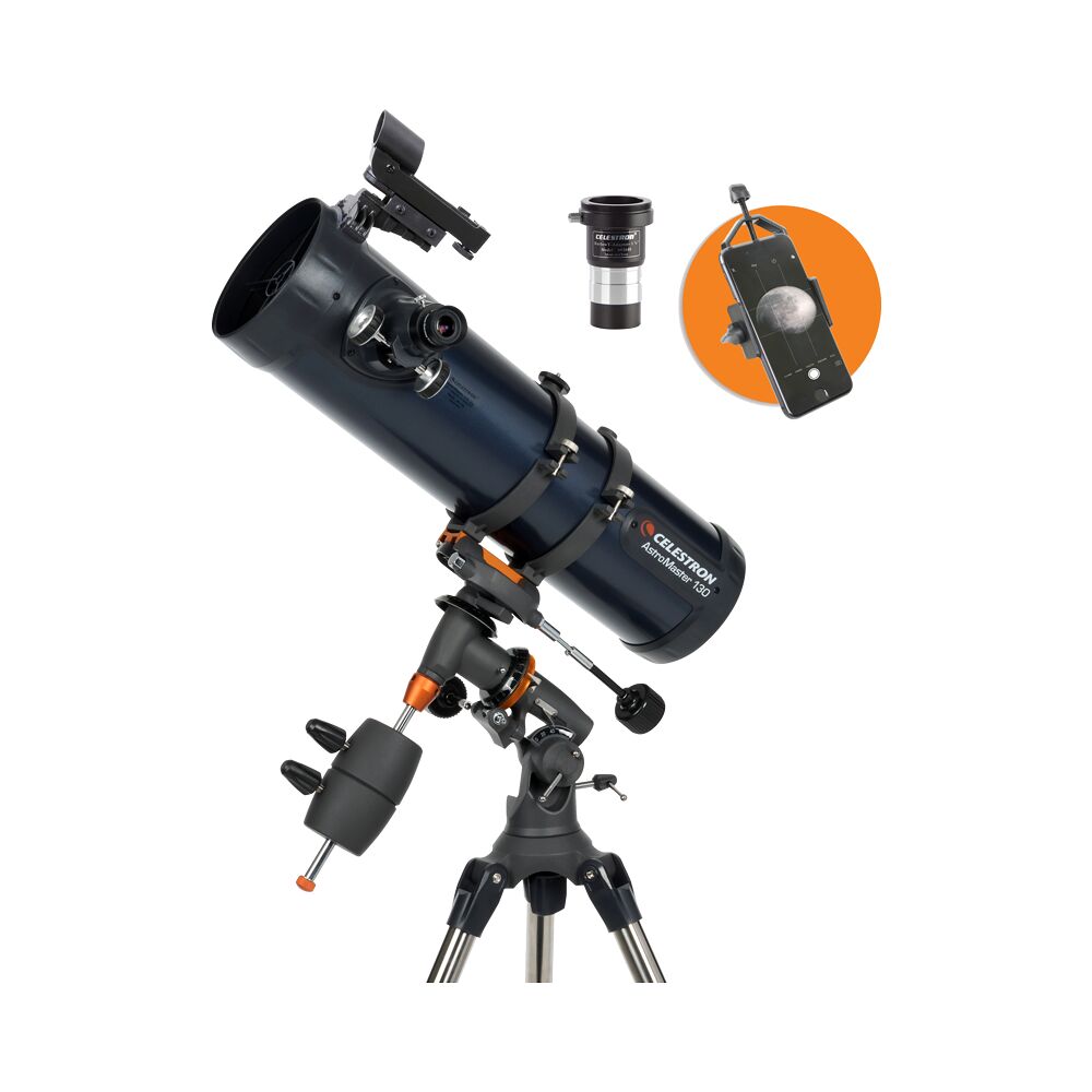 CELESTRON Celestron Astromaster Reflector 130EQ with phoneadapter and T2-Barlow