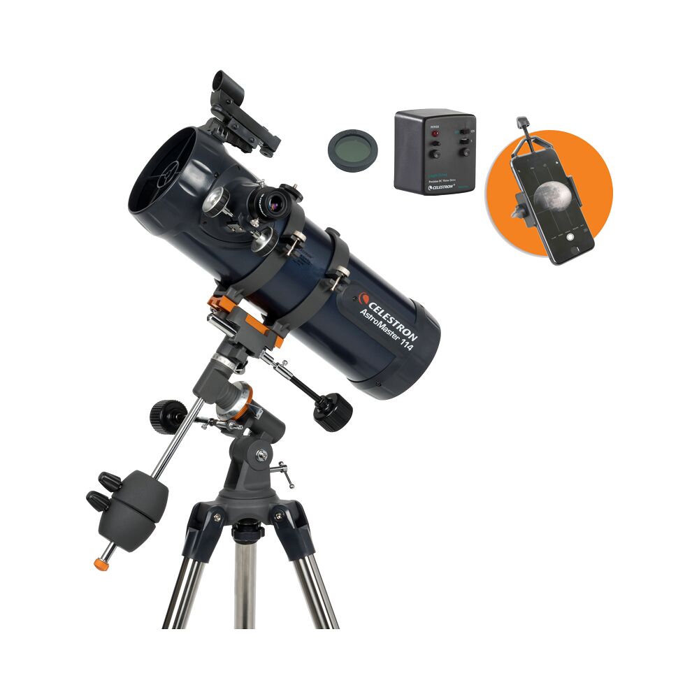 CELESTRON Celestron Astromaster 114EQ-MD with Phoneadapter and Moonfilter