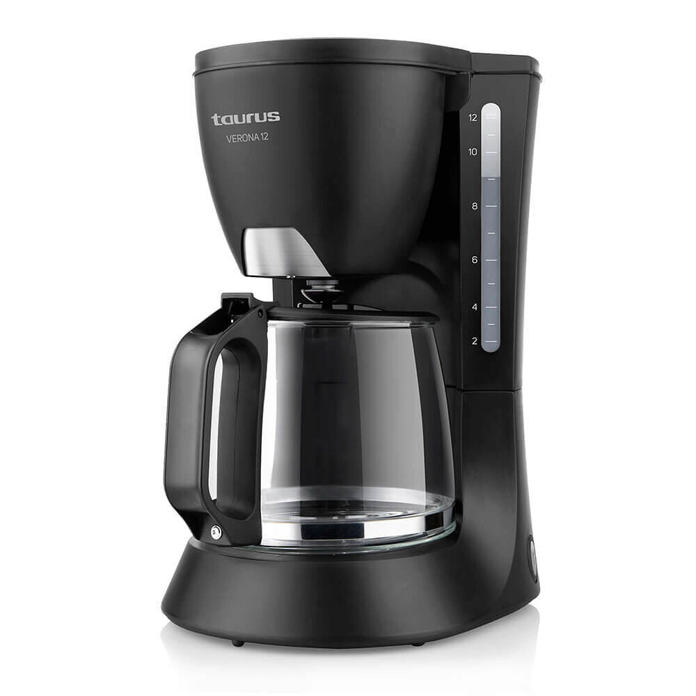 TAURUS Coffee Maker 12 Cups Black