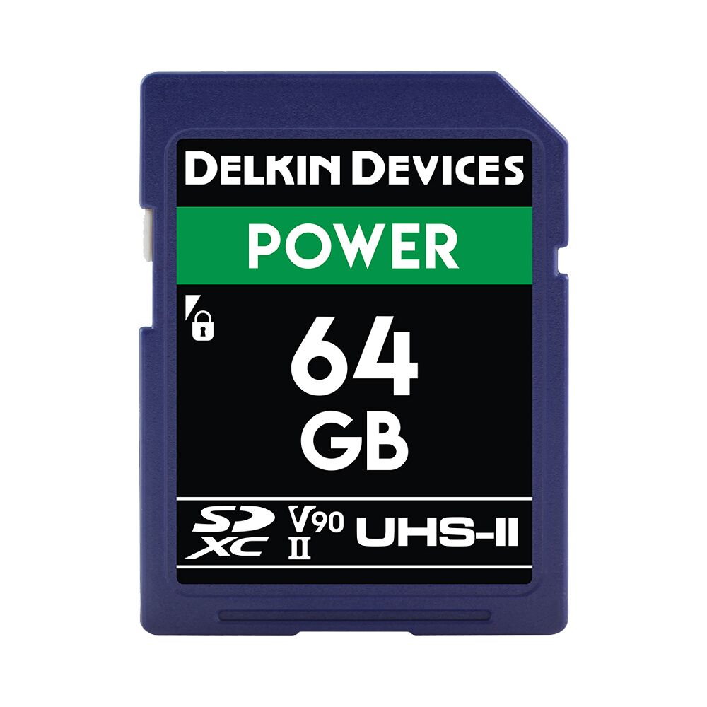 DELKIN Delkin SDXC Power 2000X UHS-II U3 (V90) R300/W250 64GB