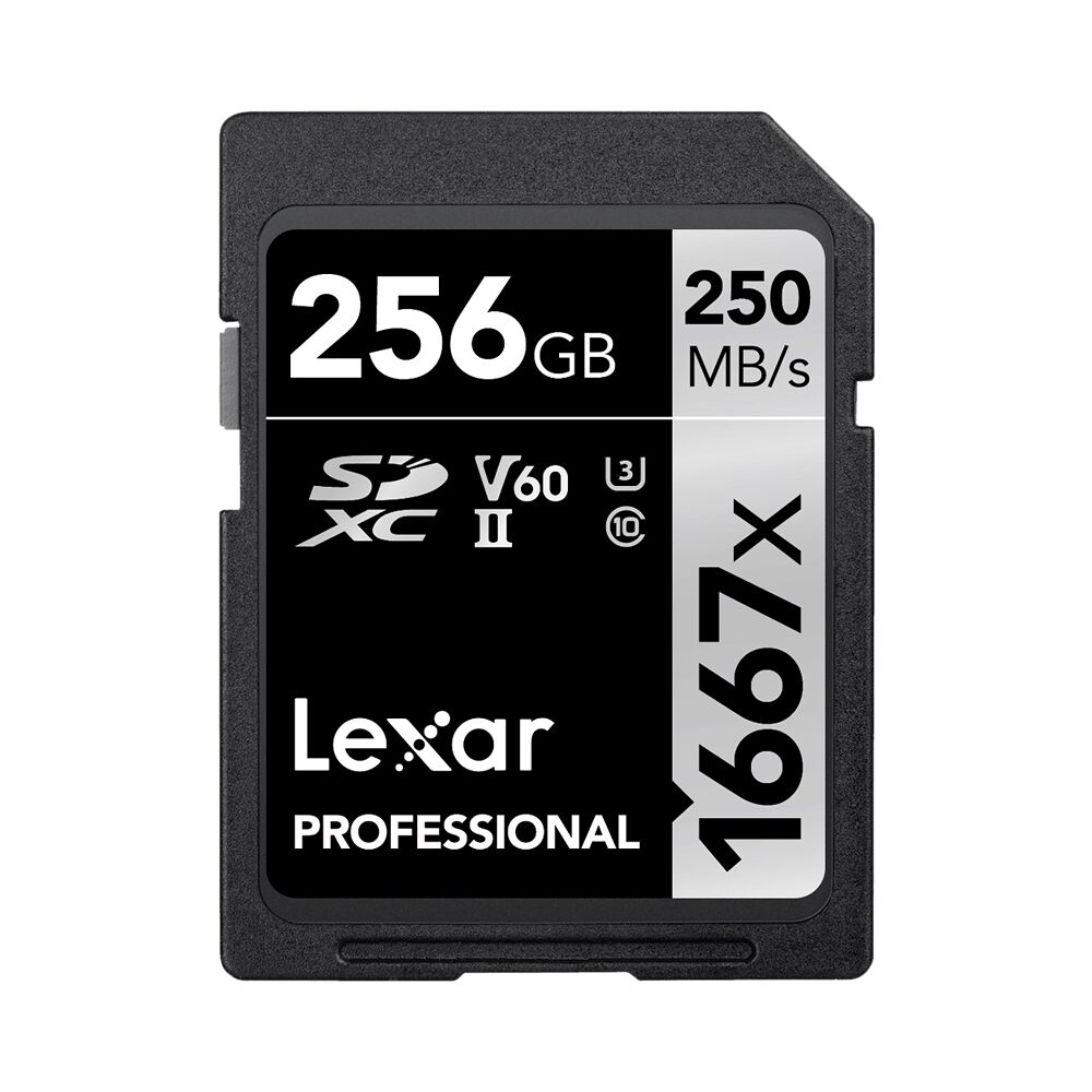 LEXAR Lexar SDXC Pro 1667X UHS-II U3 R250/W120 (V60) 256G