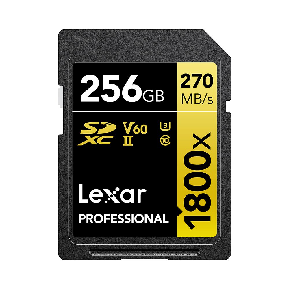 LEXAR Lexar SDXC Pro 1800x U3 UHS-II R280/W210 (V60) 256GB