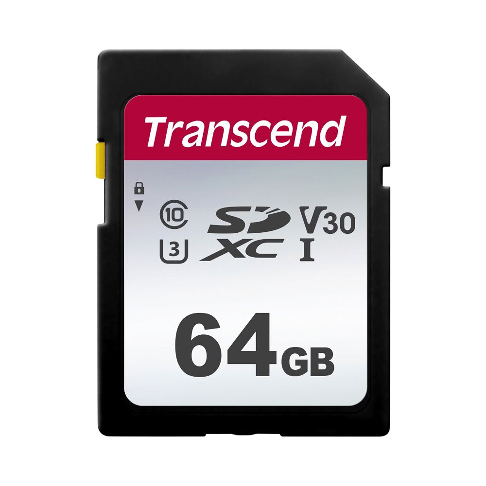 Transcend Transcend Silver 300S SDXC UHS-I U1 (V10) R100/W20 64GB