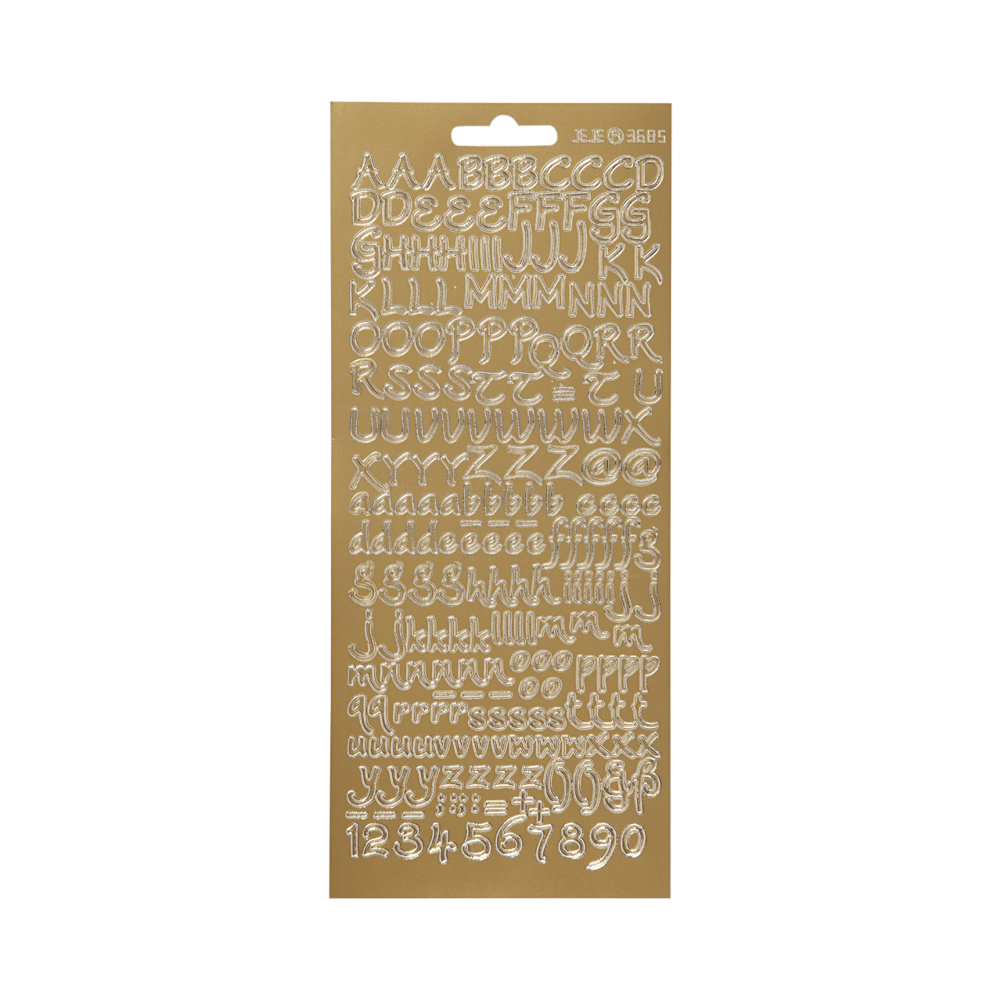 FOCUS Focus Stickers Gold Letters Design 1