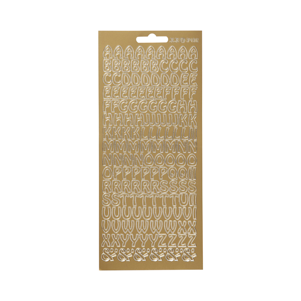 FOCUS Focus Stickers Gold Letters Design 2