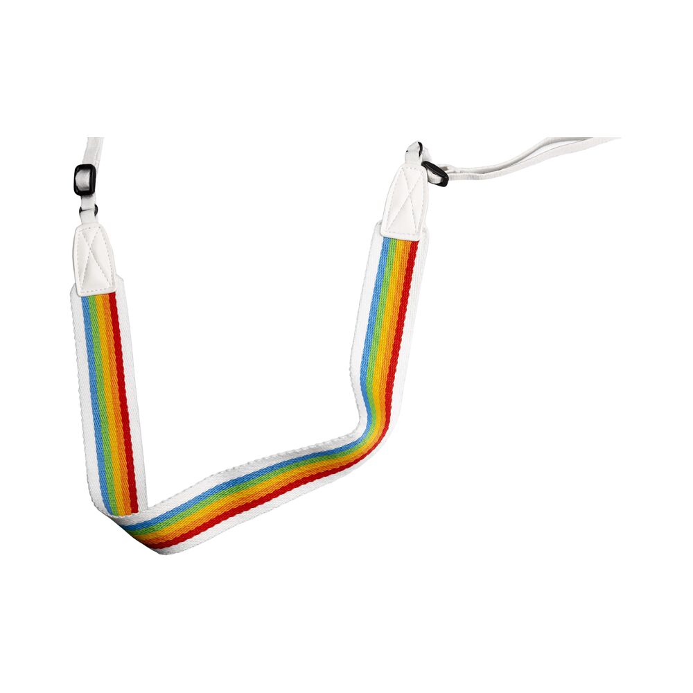 Polaroid Polaroid Camera Strap Flat Rainbow White