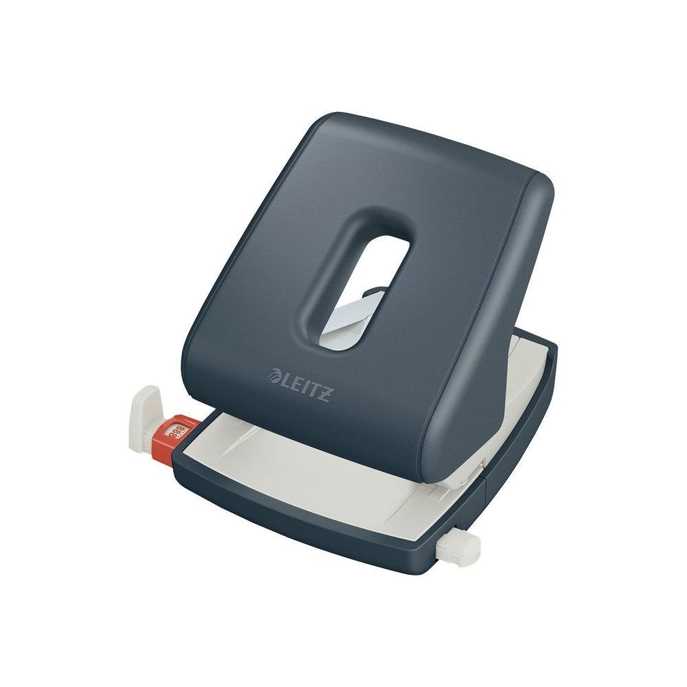 LEITZ Leitz Cosy hålslag - 30 ark - 2 hål - plast, metall - sammetsgrå