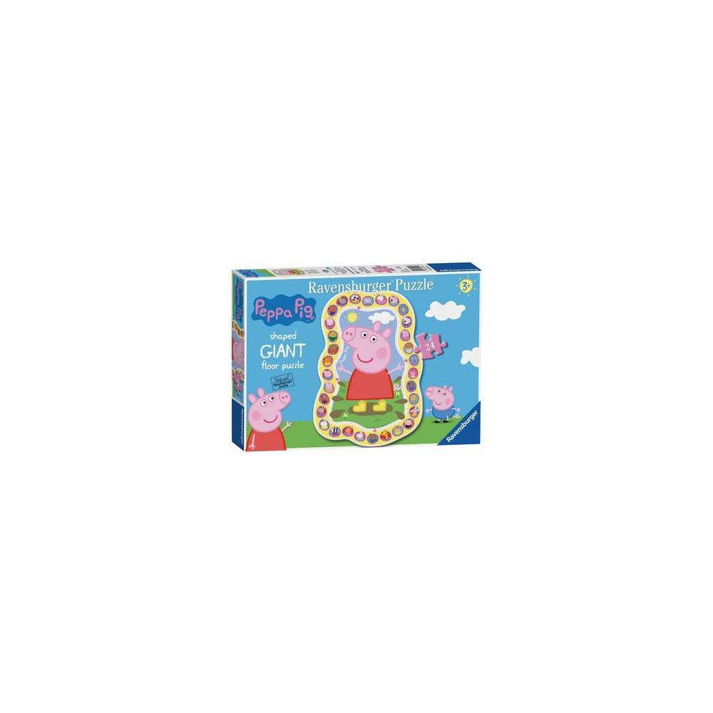 Ravensburger Ravensburger Peppa Pig Shaped Floor, 24 styck, Tecknade seri...
