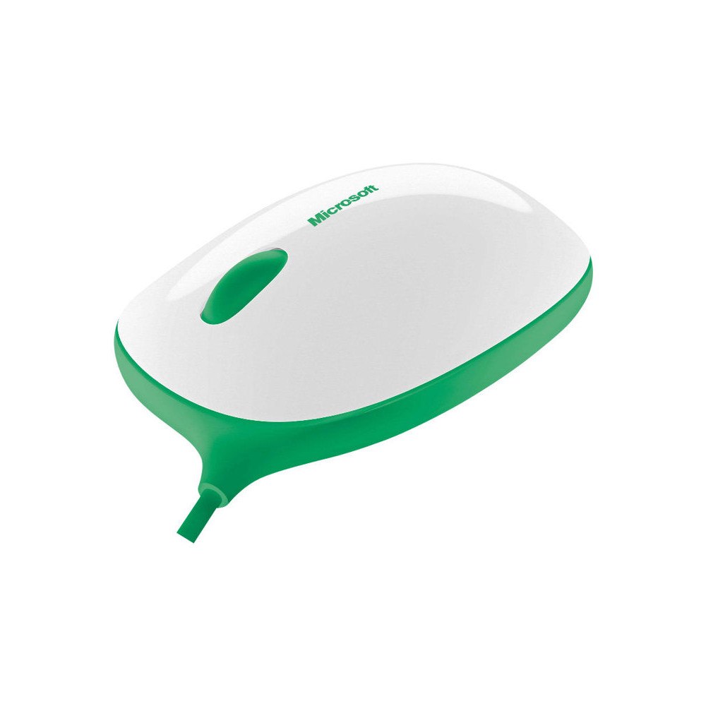 Microsoft Microsoft Express Mouse - mus - USB - vit, grön