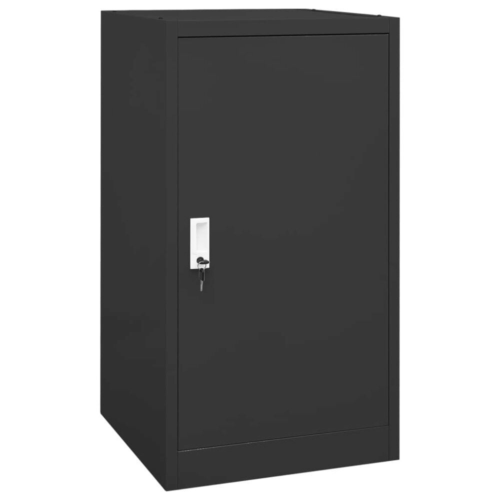 vidaXL Sadelskåp Antracit 53x53x105 cm stål